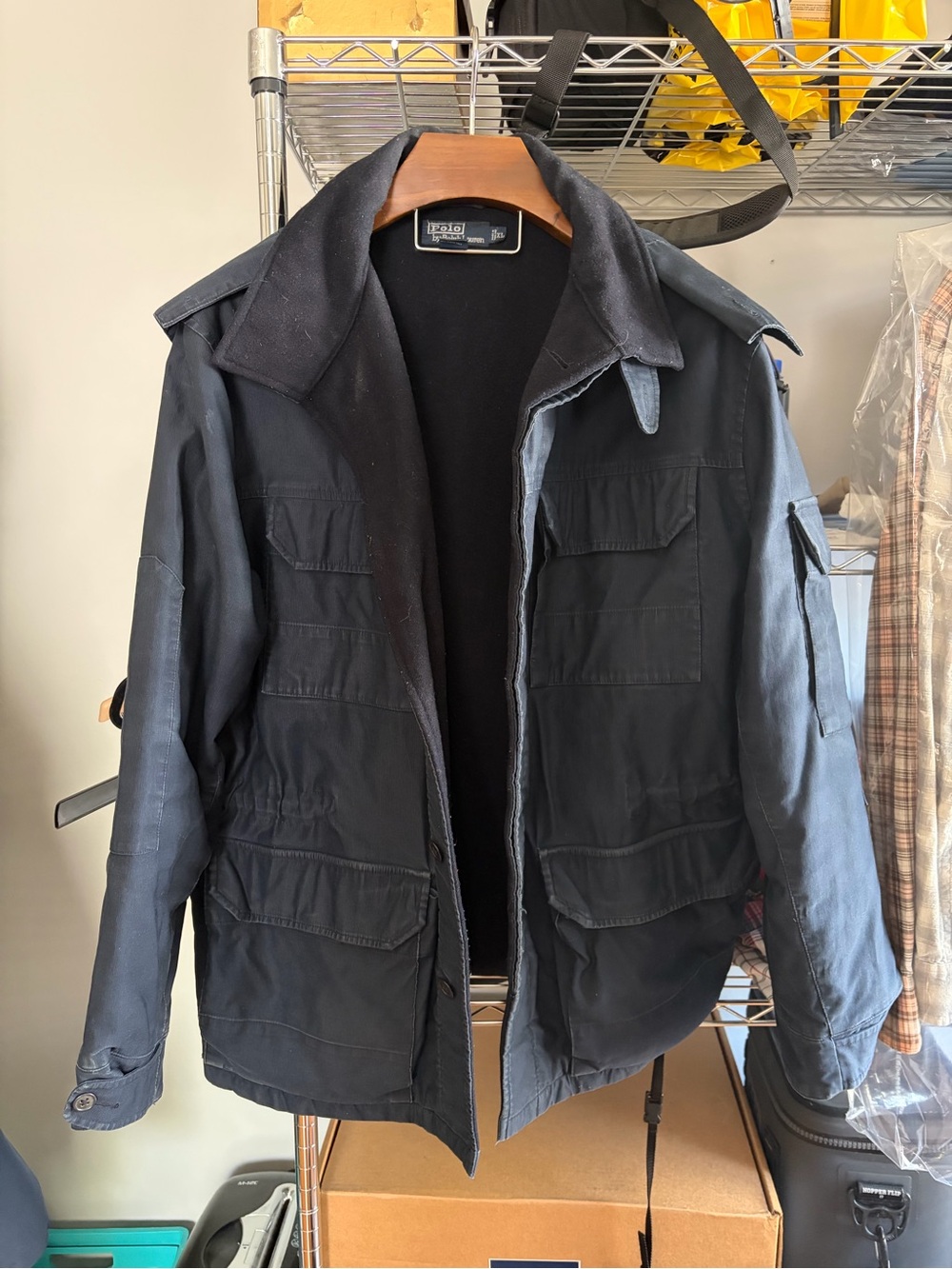 Polo Navy Winter Coat